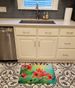 Missouri Hawthorns In Watercolor Memory Foam Kitchen Mat Machine Washable Anti-Fatigue Mat Cushion Comfort Bath Mat Or Kitchen Rug_maomaolike.com