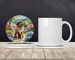 Tibetan Mastiff Spring Path Large Sandstone Coasters Pack Of 4 Absorbent Round Coasters Decor Gifts For Men Or Women, 4 In, Multicolor_maomaolike.com