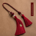 High-end Lotus Peace Cinnabar Pendant New Model For Men And Women Car Rearview Mirror Interior Hanging Ornament Gift_maomaolike.com