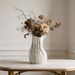 Minimalist Textured Vase Modern Ceramic Decor · Timeless Interior Style_maomaolike.com