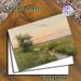 Psalm 23 Scripture Pastoral Painting Poster, Soft-toned Idyllic Landscape With Sheep, Stream And Wildflowers Poster, Serene Religious-themed Decor For_maomaolike.com
