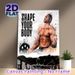 Fitness Motivational Painting Poster, Dynamic Muscular Figure & Gym Scene Poster, Inspiring "Shape Your Body" Design, Ideal For Gym And Home Workout_maomaolike.com