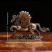 Brass Pegasus Figurine Mini Statue, Vintage Bronze Craft Tea Pet, Desktop Decor Ornament For Office Living Room Home Decoration
_maomaolike.com