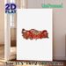 Turkey Map Painting Poster, Vintage Red Floral Ornate Pattern Poster, Cultural Artistic Piece Ideal For Home And Office Wall Decor_maomaolike.com