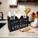 Rural Style Wooden Kitchen Utensil Storage Rack, 1 3-compartment Storage Box, Countertop And Wall Mounted Organizer, Made Of Wood, Kitchenware Accessories,_maomaolike.com