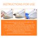 Jakehoe Little White Shoe Cleaner, Small White Shoes Sneakers Clean Upper Dirt Yellow Edge Brightening White Cleaning Lotion_maomaolike.com