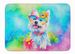 Westie Hippie Dawg Memory Foam Kitchen Mat Machine Washable Anti-Fatigue Mat Cushion Comfort Bath Mat Or Kitchen Rug_maomaolike.com