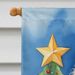 White Standard Poodle Christmas Reindeer House Flag Large Porch Sleeve Pole Decorative Outside Yard Banner Artwork Wall Hanging, Polyester, House Size, Multicolor_maomaolike.com