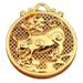 New Brass Zodiac Tag Ancient Method Hollow Pattern Pendant Necklace Same Style As In Gold Store_maomaolike.com