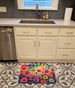 Carnations In Color Memory Foam Kitchen Mat Machine Washable Anti-Fatigue Mat Cushion Comfort Bath Mat Or Kitchen Rug_maomaolike.com