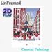 Bayonne Festival Parade Painting Poster, Vibrant Flat-style Festive Street Scene Poster, Captures Lively Holiday Gathering Atmosphere, Ideal For Home_maomaolike.com