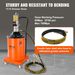 Grease Pump, 5 Gallon 20L, Air Operated Grease Pump With 13 Ft High Pressure Hose And Grease Gun, Pneumatic Grease Bucket Pump With Wheels, Portable Lubrication Grease Pump 50:1 Pressure Ratio_maomaolike.com