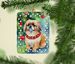 Pekingese Christmas Porcelain Ornament Christmas Tree Hanging Decorations For Home Christmas Holiday, Rectangle, Gift, Multicolor_maomaolike.com