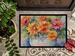 Chrysanthemums In Watercolor Doormat Front Door Mat Indoor Outdoor Rugs For Entryway, Non Slip Washable Low Pile, 24H X 36W_maomaolike.com