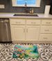 Anemones In Watercolor Memory Foam Kitchen Mat Machine Washable Anti-Fatigue Mat Cushion Comfort Bath Mat Or Kitchen Rug_maomaolike.com