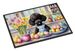 Decorating Easter Black Poodle Doormat Front Door Mat Indoor Outdoor Rugs For Entryway, Non Slip Washable Low Pile, 24H X 36W_maomaolike.com