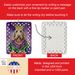 Otterhound King Of Mardi Gras Porcelain Ornament Christmas Tree Hanging Decorations For Home Christmas Holiday, Rectangle, Gift, Multicolor_maomaolike.com