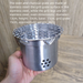 Mini Portable Outdoor Camping Charcoal Fire Stove Tea Brewing BBQ Home Alcohol Grill Set_maomaolike.com