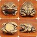 Brass Small For Study Office Golden Toad Wealth Gathering Prosperity Ornament Three-Dimensional Copper Metal Craft_maomaolike.com