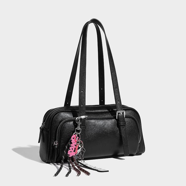 French Retro Melard Underarm Autumn Winter New Large Capacity High-end Boston Versatile Shoulder Bag_maomaolike.com
