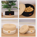 Minimalist Dustproof Rope Cotton Thread Desktop Cosmetic Basket With Lid Underwear Socks Creative Storage Box_maomaolike.com
