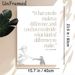 Inspirational Quote & Chimpanzee Painting Poster, Minimalist Monochrome Sketch Poster, Uplifting Motivational Message, Suitable For Home Office And_maomaolike.com