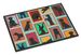 Lots Of Black Labrador Retriever Doormat Front Door Mat Indoor Outdoor Rugs For Entryway, Non Slip Washable Low Pile, 24H X 36W_maomaolike.com