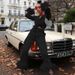 Women's Clothing Spring New Style Temperament Sexy Suit Collar Top Casual Straight Pants Satin Two piece Set_maomaolike.com