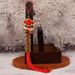 Brass Gourd Pendant Car Ornament Door Head Pure Copper Hollow Fortune Hanging Decoration Tassel Chinese Knot_maomaolike.com