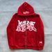 Men's Clothing joint trend Gothic punk hip-hop fashion zipper digital printing hoodie_maomaolike.com