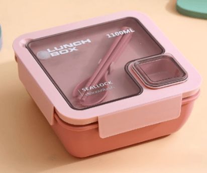 Tableware,Portable Lunch Box Set With Utensils Functional Food Storage Case With Separate Sections And Tool For Enjoy Meals_maomaolike.com