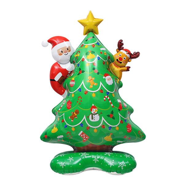 1PC Christmas Mylar Balloons 49 Inch Christmas Decoration Large Balloon Dinosaur Elk Christmas Tree Theme Aluminum Foil Balloons For Christmas Decoration Holiday Party Supplies_maomaolike.com