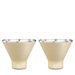 Stainless Steel Martini Glass, Set Of 2 - Light Gold_maomaolike.com