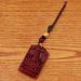 Twelve Zodiac Guardian Buddha Cinnabar Protection God Square Pendant Accessories Peace Blessing Unisex Keychain Wholesale_maomaolike.com