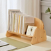 Solid Wood Bookshelf Creative Rack Desktop Student Home Book Stand Children Ins Simple Durable Storage_maomaolike.com
