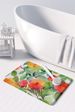 Connecticut Mountain Laurels In Watercolor Memory Foam Kitchen Mat Machine Washable Anti-Fatigue Mat Cushion Comfort Bath Mat Or Kitchen Rug_maomaolike.com