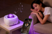 AI Intelligent Voice Control Bluetooth Speaker Bedroom Projection Starry Sky Ceiling Atmosphere Light_maomaolike.com