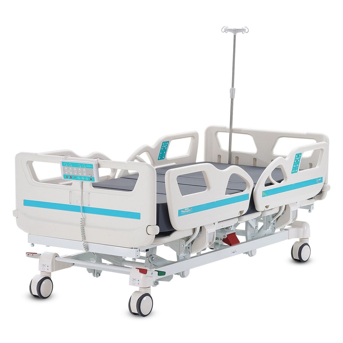 VEVOR Premium 5 Function Full Electric Hospital Bed With Cardiac Position 550LBS_maomaolike.com