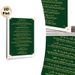 Ayatul Kursi Painting Poster, Elegant Dark Green & Gold Islamic Verse Poster, Clear Bilingual Religious Text, Ideal For Prayer Room And Home Wall_maomaolike.com