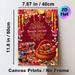 Indian Bangle Station Painting Poster, Vibrant Ethnic Style Poster, Colorful Festive Bangle Display With Decorative Garlands, Brings Cultural Festive_maomaolike.com