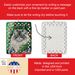 British Longhair Cat By The Christmas Tree Porcelain Ornament Christmas Tree Hanging Decorations For Home Christmas Holiday, Rectangle, Gift, Multicolor_maomaolike.com