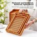 Dessert Fruit Bowl, Restaurant Bread Household Tray, Imitation Rattan Storage Basket, Rectangular Shape_maomaolike.com