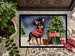 Miniature Pinscher Cozy Christmas Doormat Front Door Mat Indoor Outdoor Rugs For Entryway, Non Slip Washable Low Pile, 24H X 36W_maomaolike.com