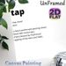 Tap Dance Definition Painting Poster, Minimalist Typographic Text Poster, Clear Explanatory Tap Dance Design Ideal For Dance Studio, Home Wall Decor_maomaolike.com