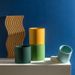 Nordic Style Morandi Ceramic Flower Succulent Plant Pot Modern Simple Personality Green Radish Rose Tray_maomaolike.com