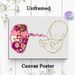 Floral Fetus & Uterus Painting Poster, Delicate Pressed-Flower Botanical Silhouette Poster, Unique Nature-Inspired Artistic Decor For Medical Offices_maomaolike.com
