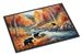 Bears Autumn In The Woods Doormat Front Door Mat Indoor Outdoor Rugs For Entryway, Non Slip Washable Low Pile, 24H X 36W_maomaolike.com