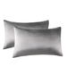 Silky Satin Pillowcases, Similar To Silk Pillowcase 2 Pack, Pillow Case For Sleeping Women With Envelope Closure, Gifts For Women Men_maomaolike.com