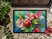 Arkansas Blossom In Watercolor Doormat Front Door Mat Indoor Outdoor Rugs For Entryway, Non Slip Washable Low Pile, 24H X 36W_maomaolike.com