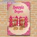 Indian Bangle Bazaar Painting Poster, Vibrant Traditional Ethnic Style Poster, Eye-catching Colorful Bangles Display With Delicate Mandala Borders_maomaolike.com